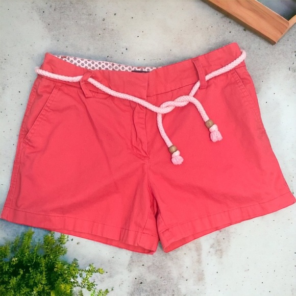 British khaki- coral Shorts - Picture 1 of 3